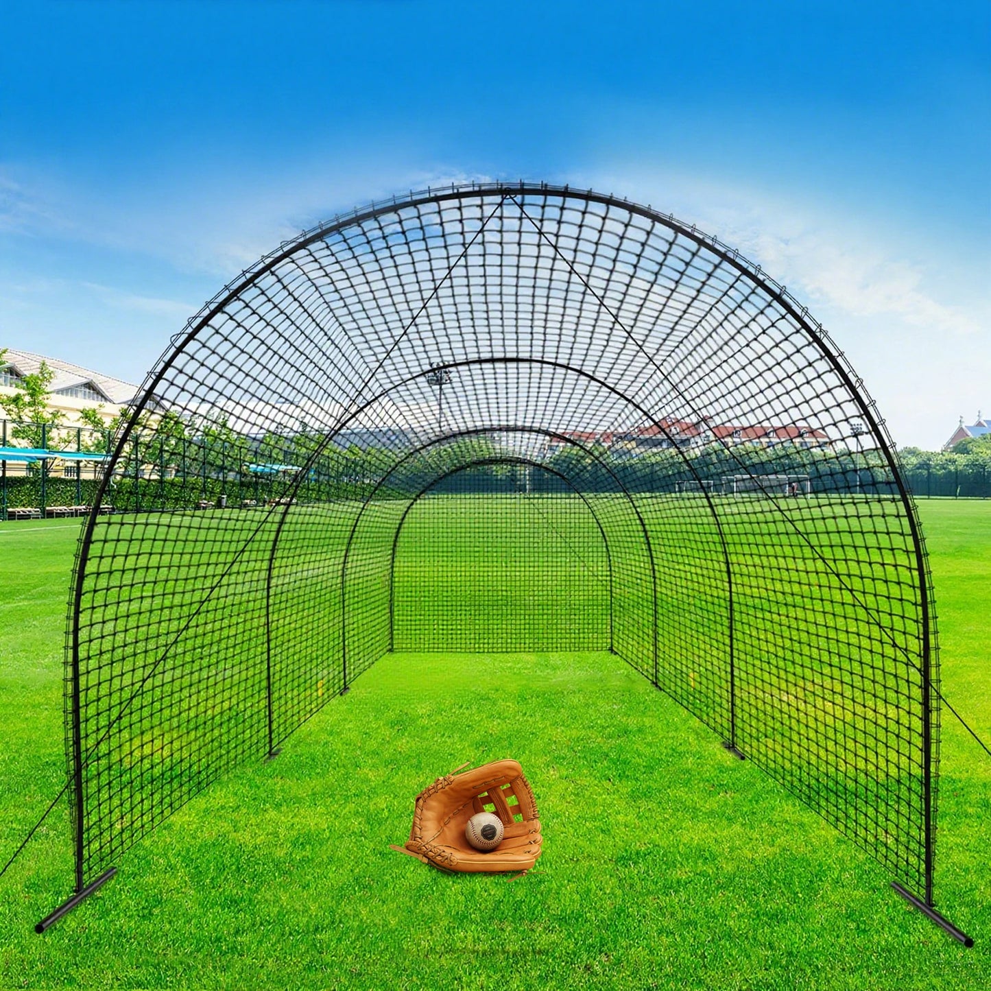 Hign-concerned Portable Outdoor Baseball Batting Cage Netting Training Equipment