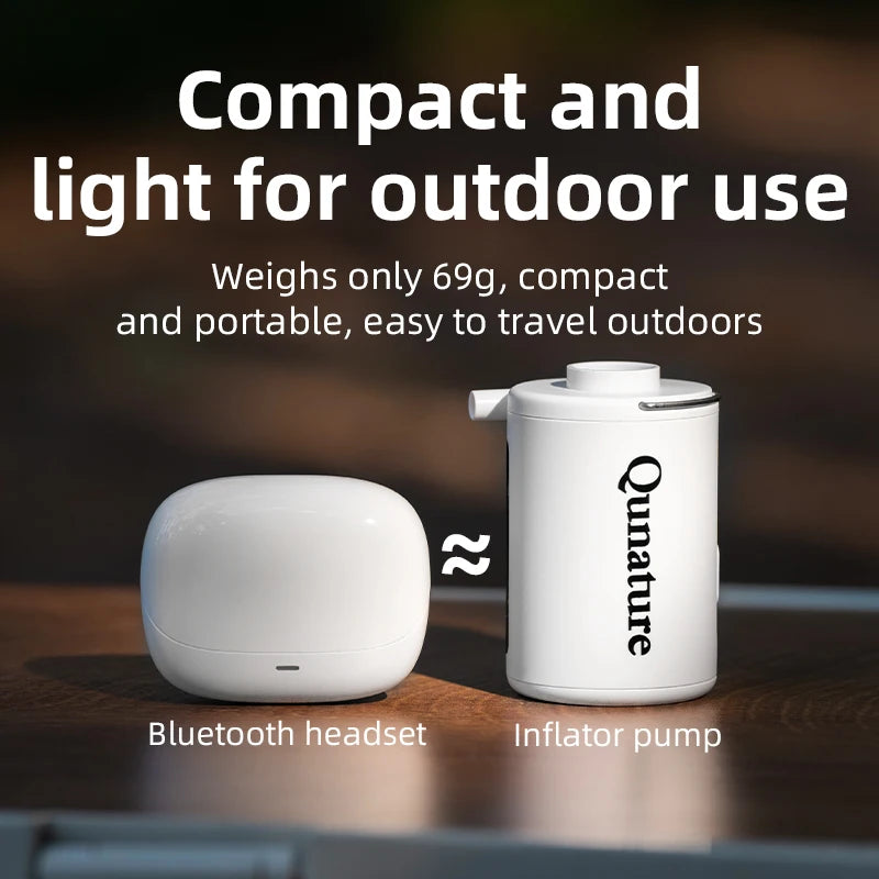 Qunature Multifunctional Electric Air Pump Outdoor Portable Camping