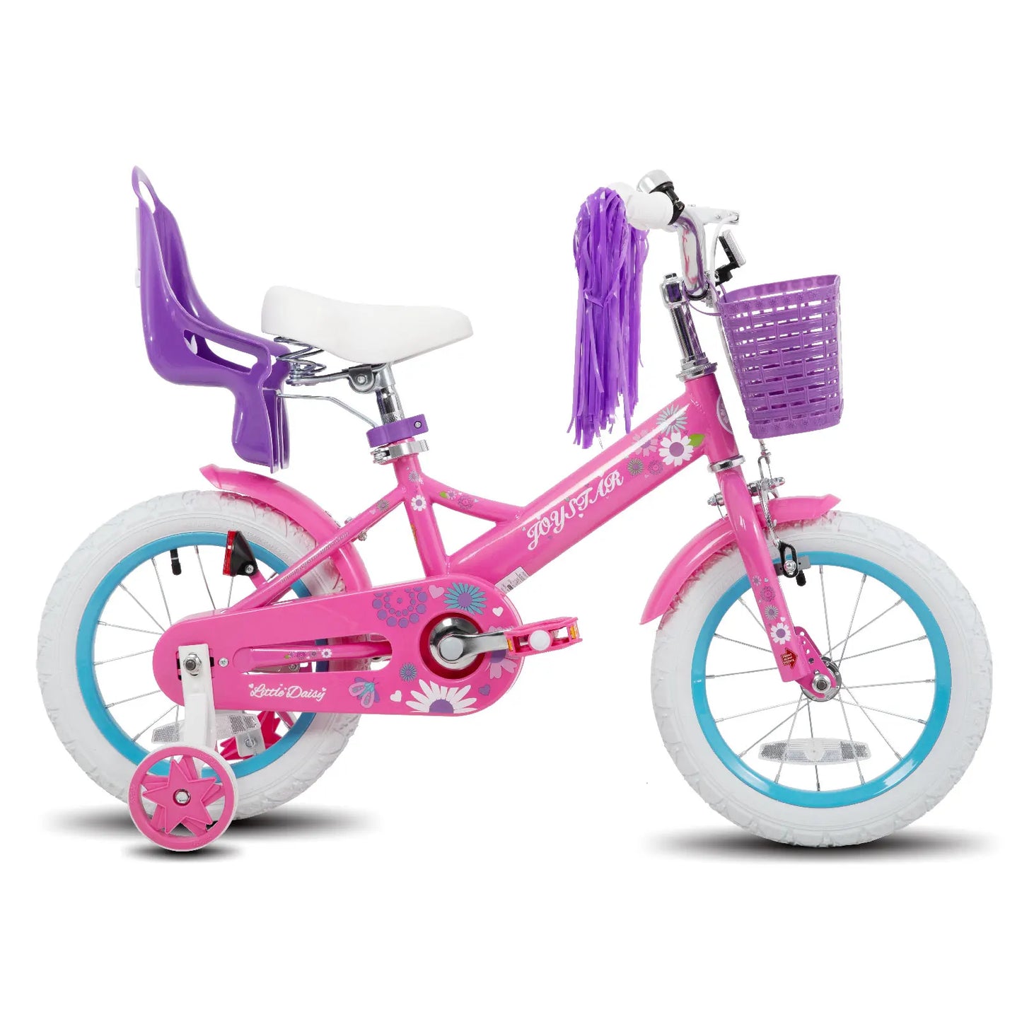 JOYSTAR Kids Bike For Ages 2-7 With Doll Seat Streamers
