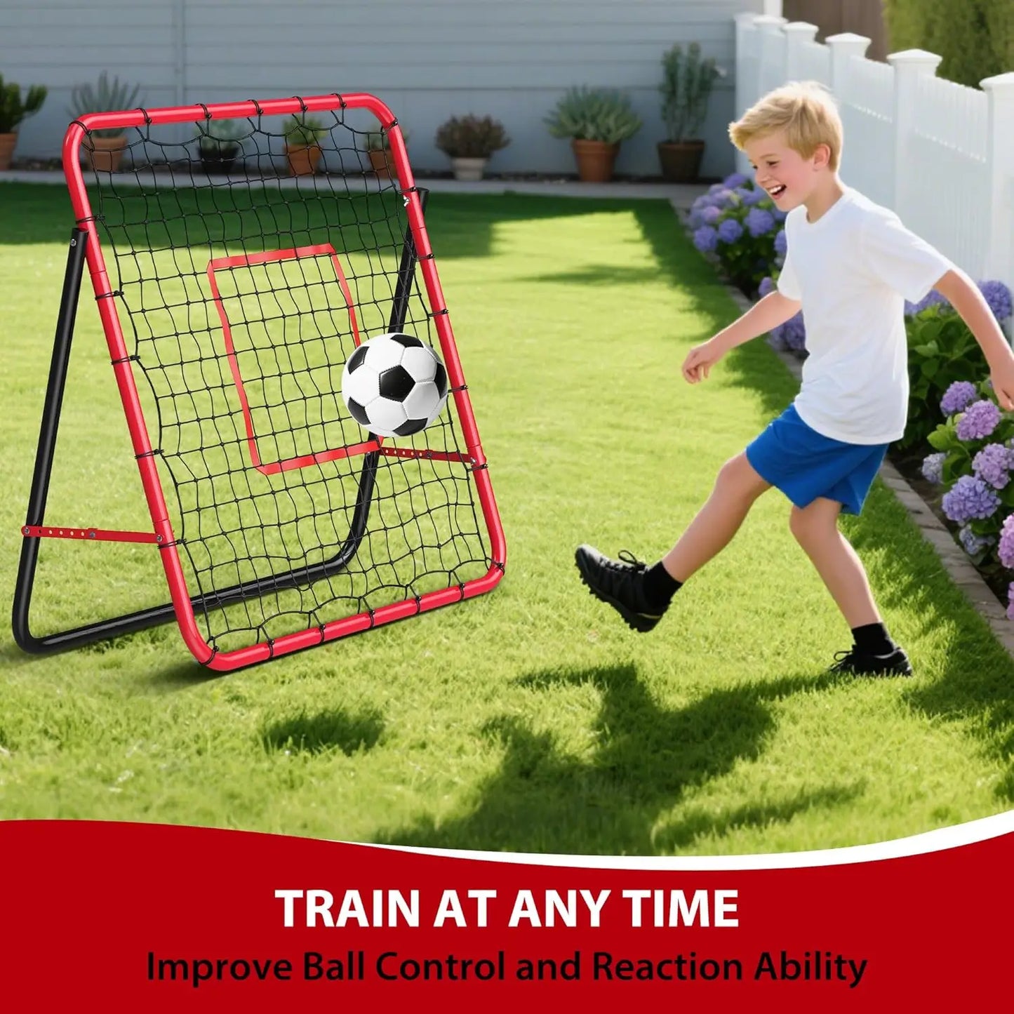 Origin Soccer Rebounder Net With Metal Frame For Training