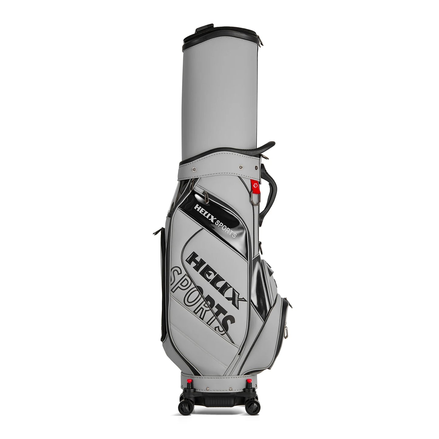 Helix Golf Bag with Four Wheels and Locking System