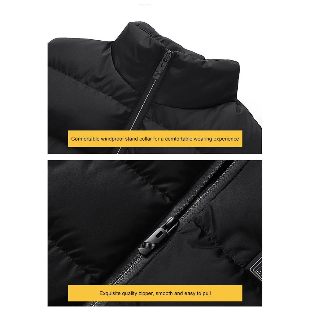 NONECN Unisex Heated Vest Lightweight Electric Gilet For Outdoors