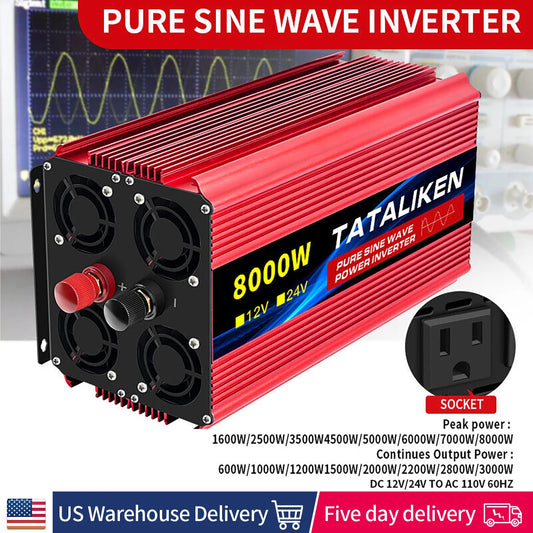 Tataliken Pure Sine Wave Inverter 5000W 10000W Portable