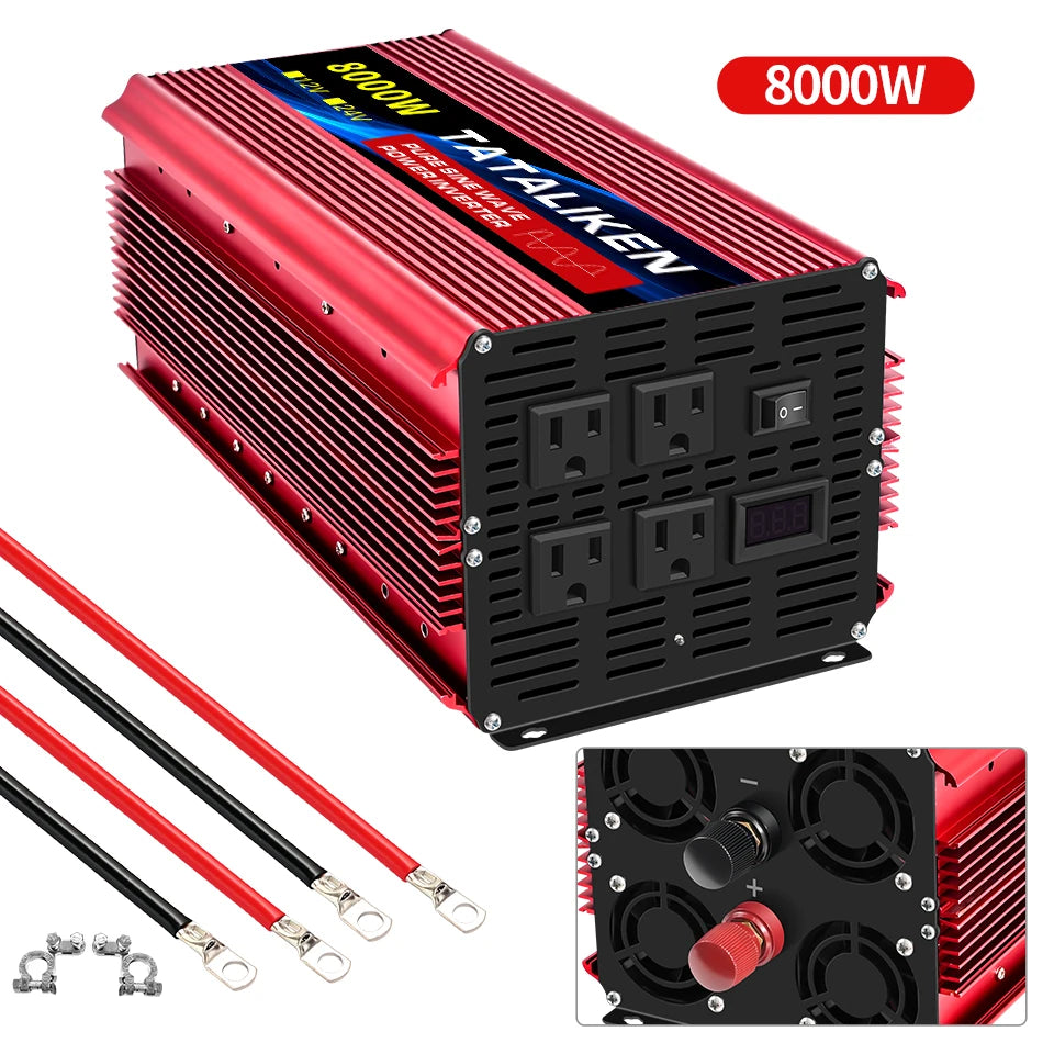 Tataliken Pure Sine Wave Inverter 5000W 10000W Portable