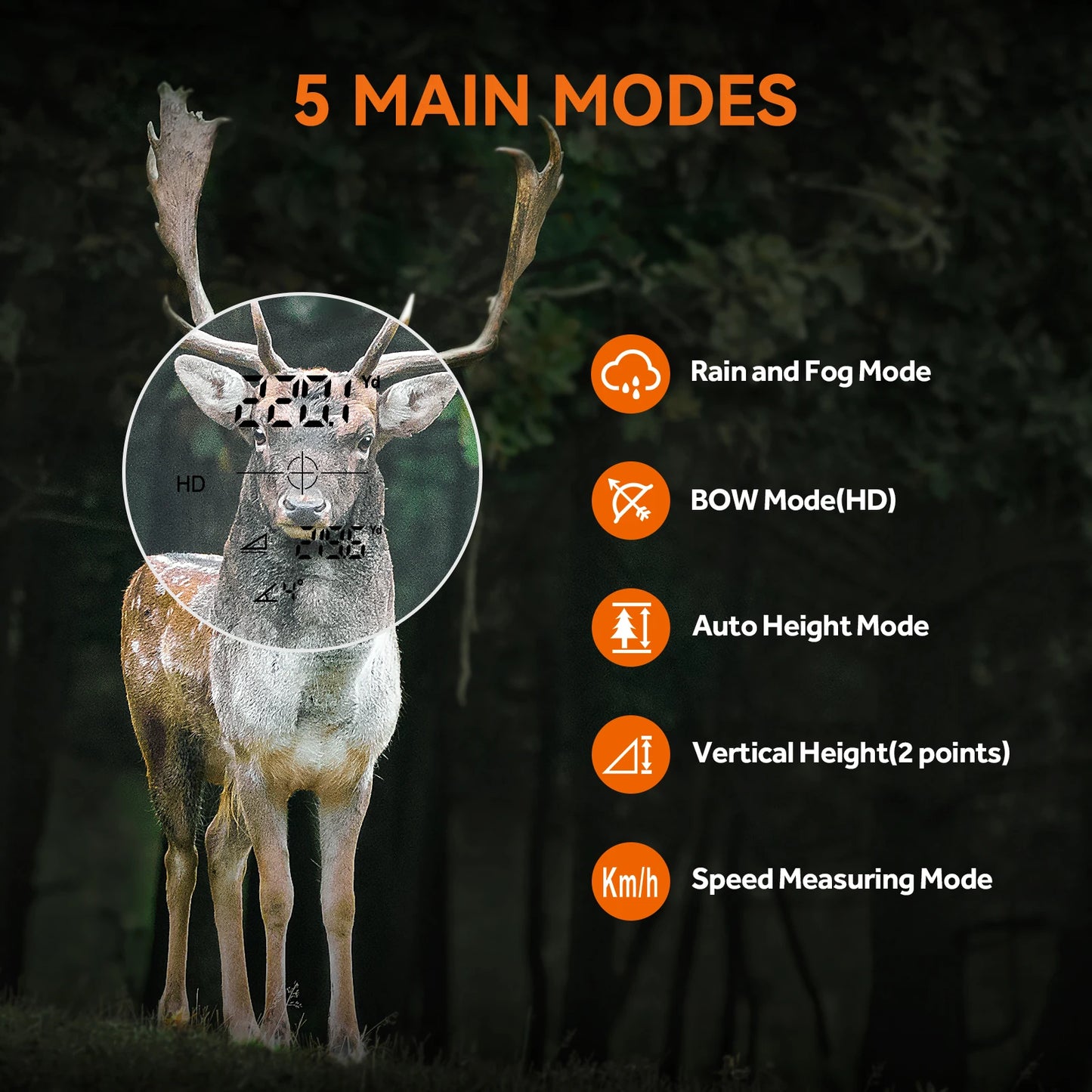 MiLESEEY Range Finder 600m Laser Hunting Bow Mode Plus