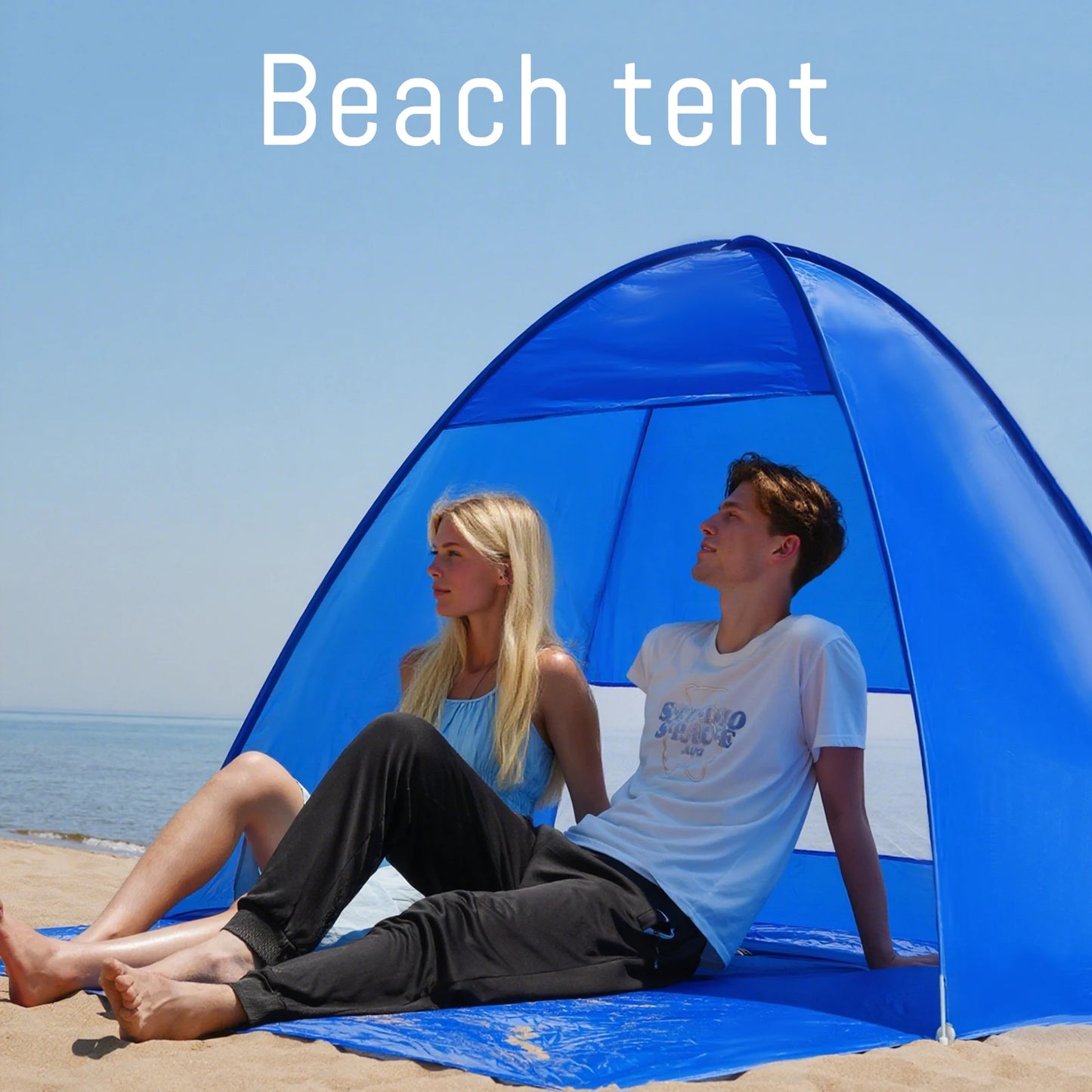 Pakicetus Pop Up Beach Tent With Handbag Compact Folding