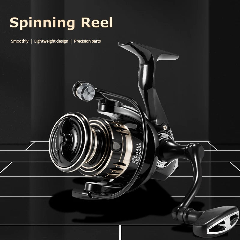 Rooblinos Spinning Reels Ultralight Metal 5to1 Gear Ratio