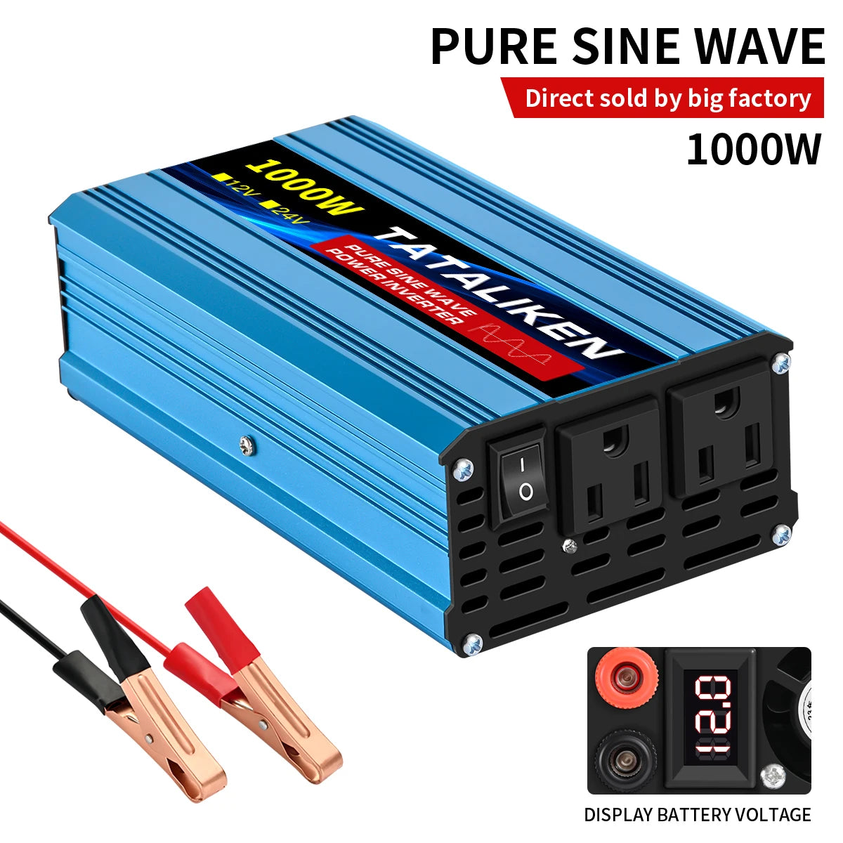 Tataliken Pure Sine Wave Inverter 5000W 10000W Portable