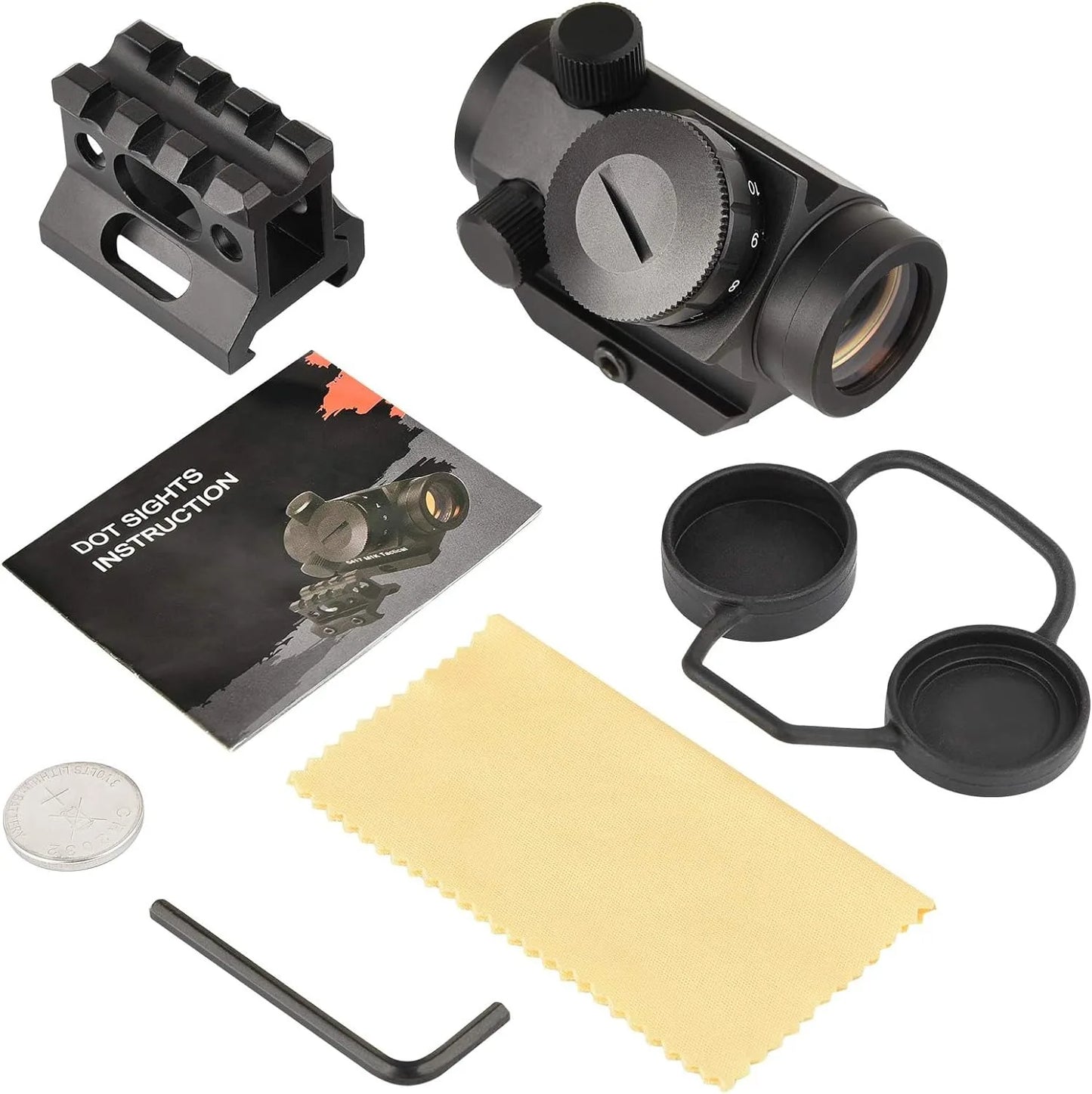 Nabila 2MOA Red Dot Sight 1x25mm Reflex Rifle Scope