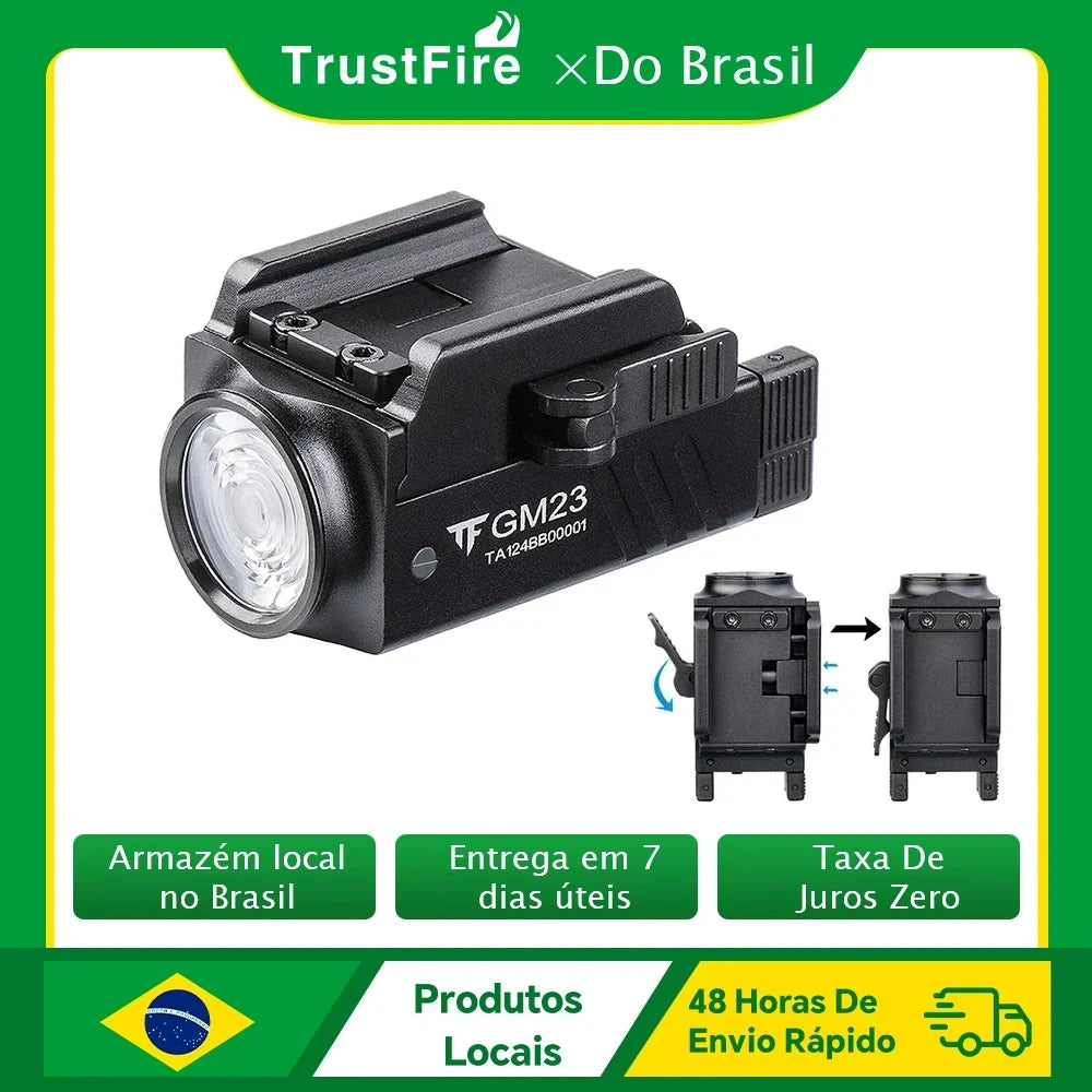 TrustFire GM23 Tactical Flashlight 800LM USB Rechargeable
