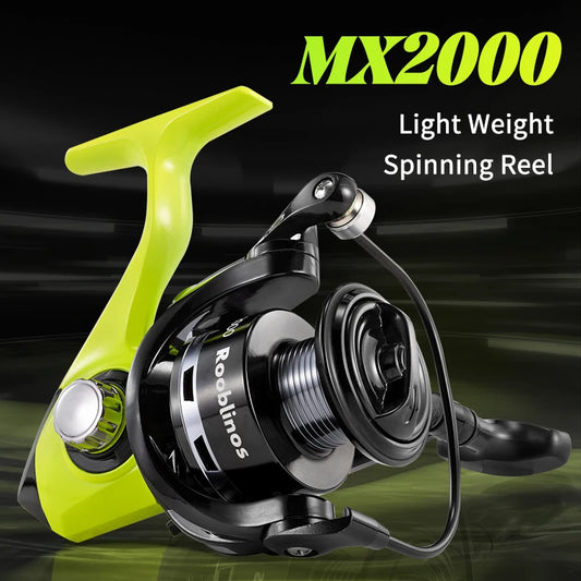 Rooblinos MX Spinning Fishing Reel Lightweight Smooth Drag