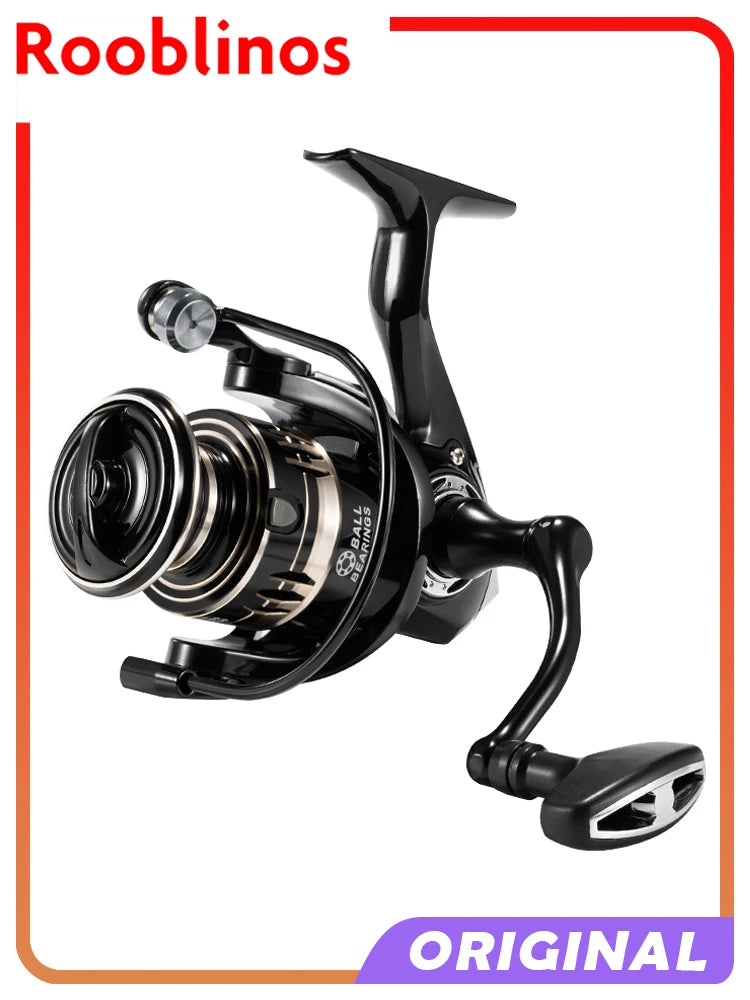 Rooblinos Spinning Reels Ultralight Metal 5to1 Gear Ratio