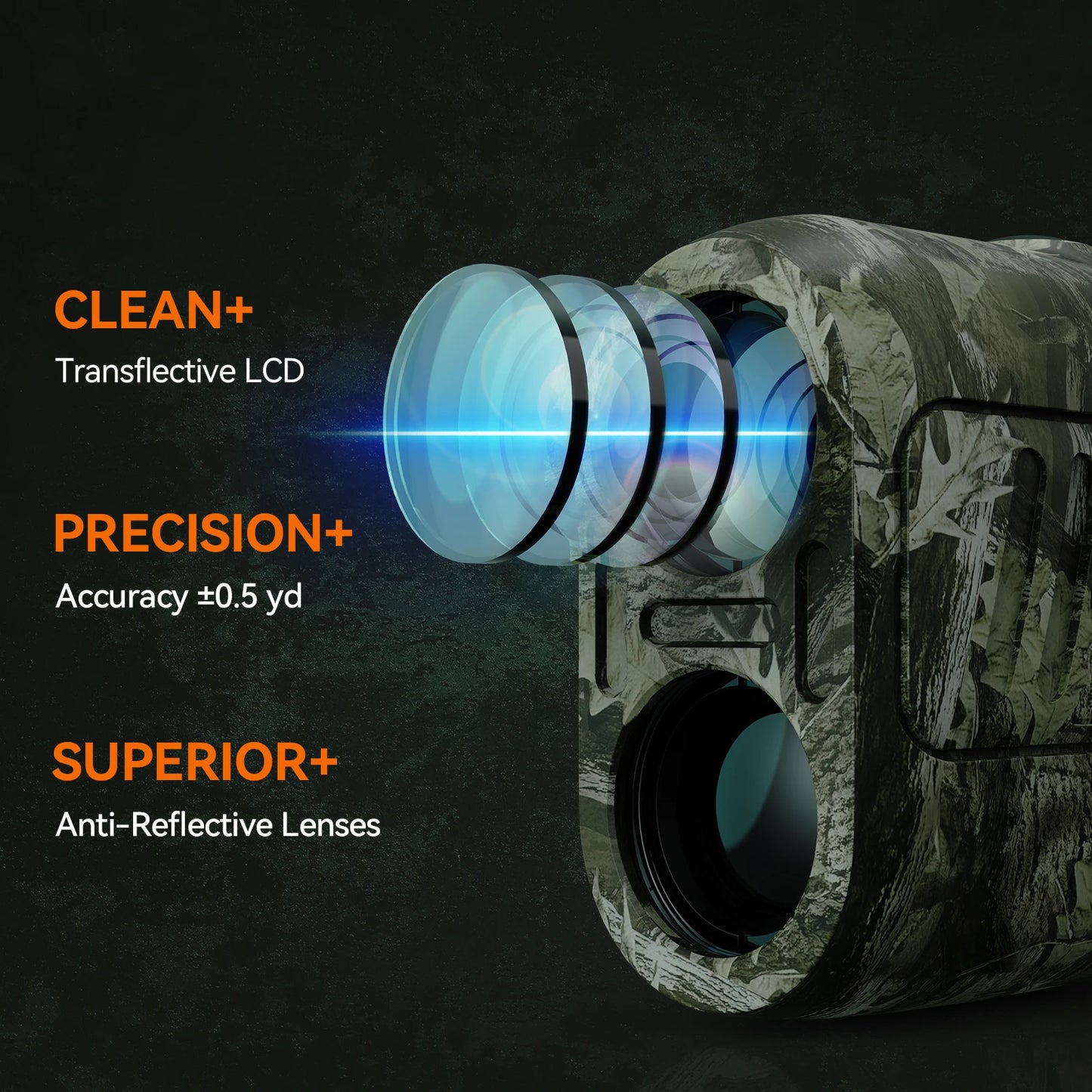 MiLESEEY Range Finder 600m Laser Hunting Bow Mode Plus
