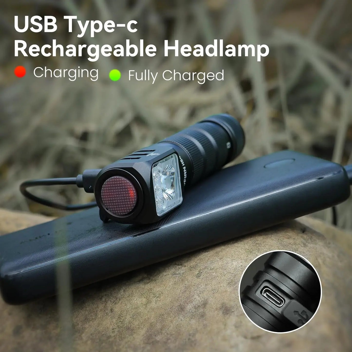 Sofirn HS42 Headlamp 2100 Lumen USB C Rechargeable Power Bank