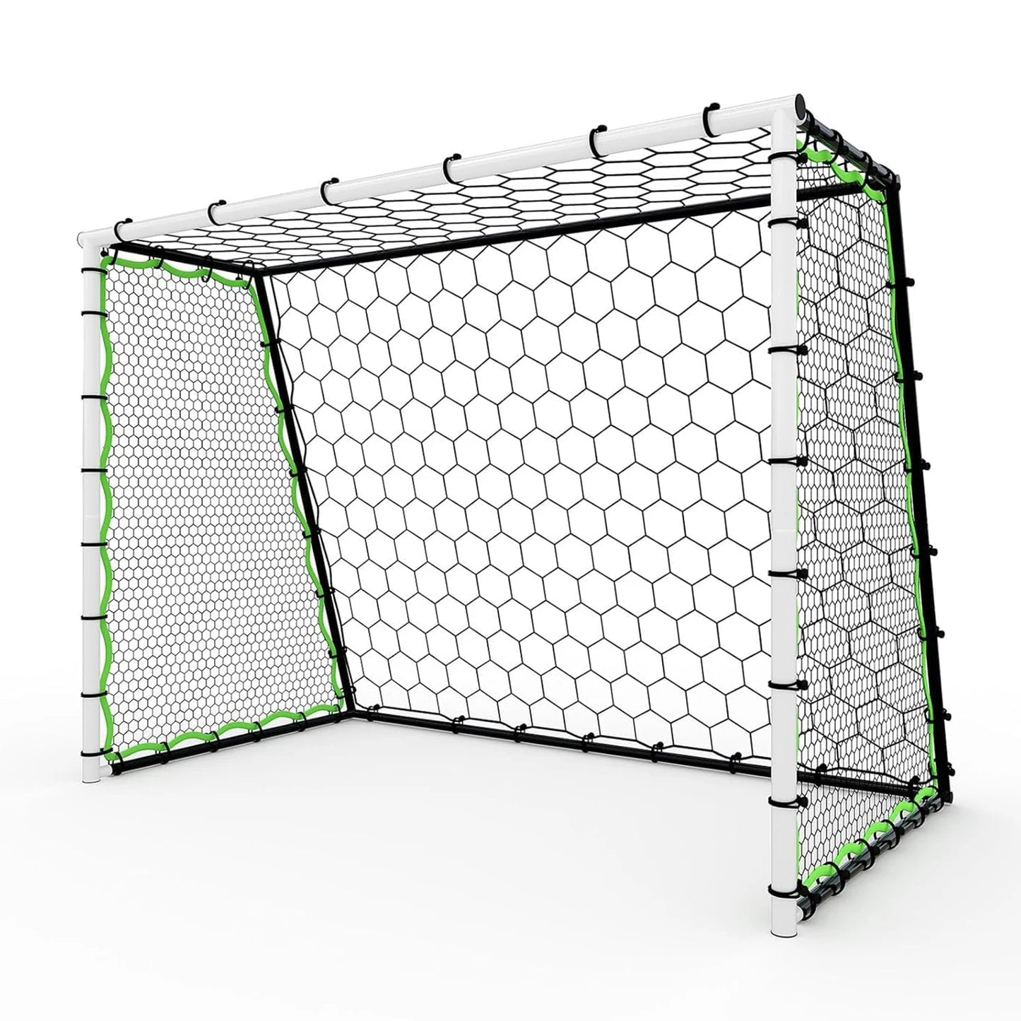 HiMISS 3-In-1 Soccer Goal Rebounder Training Net For Practice